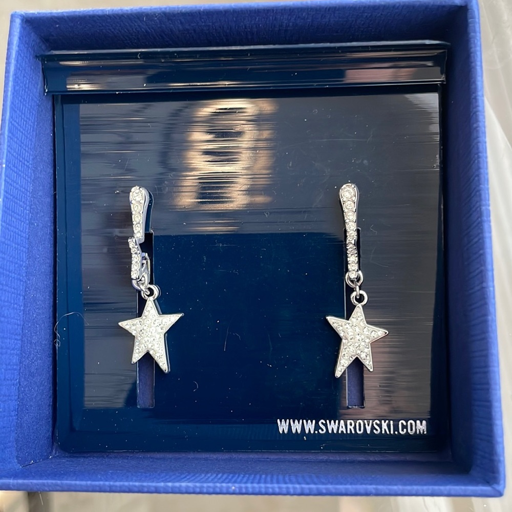 NEW Swarovski star earrings